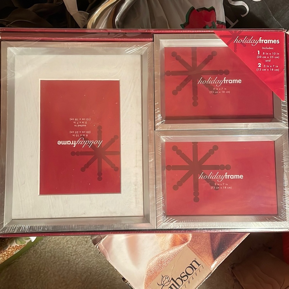 Holiday Frames 1 ) 8” x 10” and 2) 5”x7”